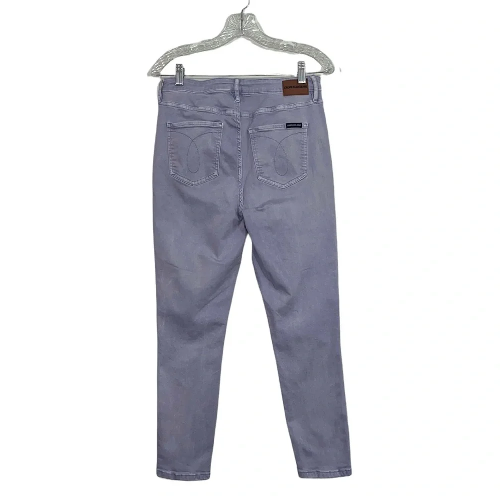 Calvin Klein jeans size 10 soft blue stretchy jeans - Picture 11 of 11